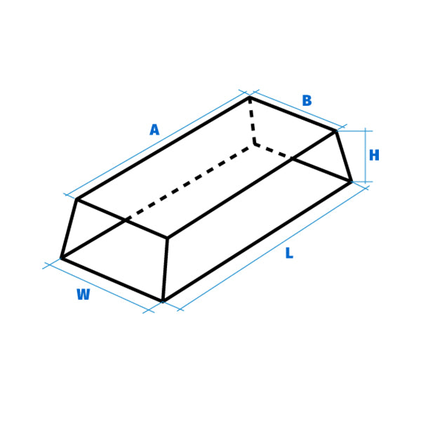 SHIM - For ELECTRIC AND HYBRID vehicles - Rubber pad for scissor lifts - TR060E - RECTANGULAR point SHIM - For ELECTRIC AND HYBRID vehicles - Rubber pad for scissor lifts - TR060E - RECTANGULAR point